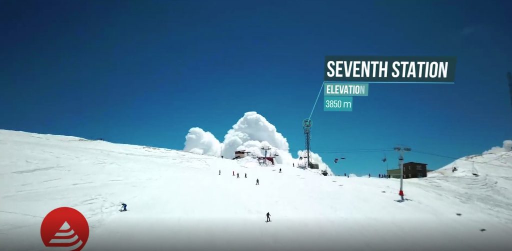 تیزر تبلیغاتی مسابقات اسکی آلپایین به سفارش مجموعه توچال